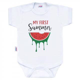 Body s potiskem New Baby My first Summer 50