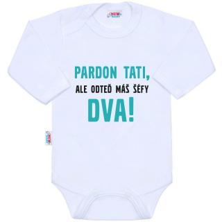 Body s potiskem New Baby Pardon tati, ...máš šéfy dva! 50