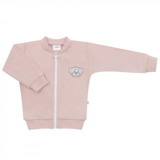 Kojenecká bavlněná mikina New Baby BrumBrum old pink 74 (6-9m)