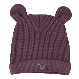 Kojenecká čepička Koala Pure purple 56 (0-3m)