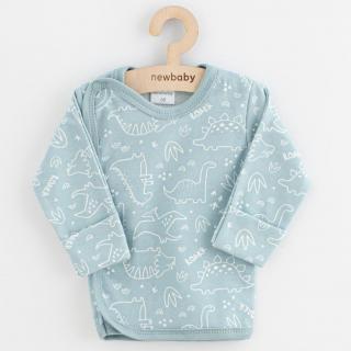 Kojenecká košilka New Baby Classic II dino mátový 68 (4-6m)