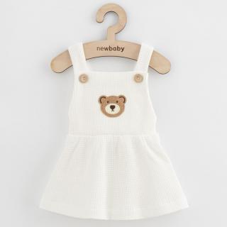 Kojenecká laclová sukýnka New Baby Luxury clothing Laura bílá 86 (12-18m)