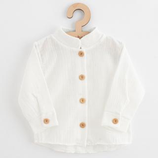 Kojenecká mušelínová košile New Baby Soft dress béžová 68 (4-6m)