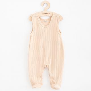 Kojenecké bavlněné dupačky New Baby Practical béžová 80 (9-12m)