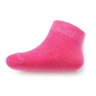 Kojenecké bavlněné ponožky New Baby růžové 56 (0-3m)