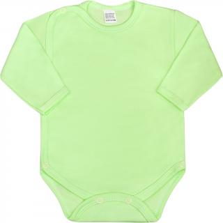 Kojenecké body celorozepínací New Baby Classic zelené 50