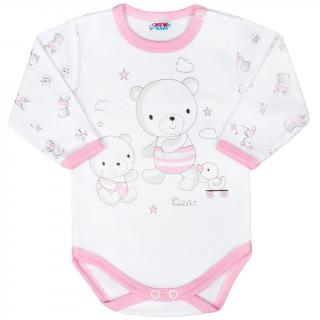 Kojenecké body New Baby Bears růžové 50