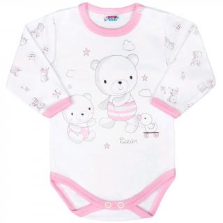 Kojenecké body New Baby Bears růžové 56 (0-3m)