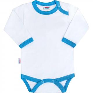 Kojenecké body New Baby s modro-tyrkysovým lemem 62 (3-6m)