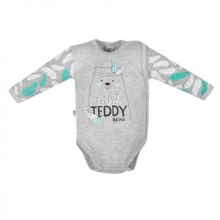 Kojenecké body s bočním zapínáním New Baby Wild Teddy 50