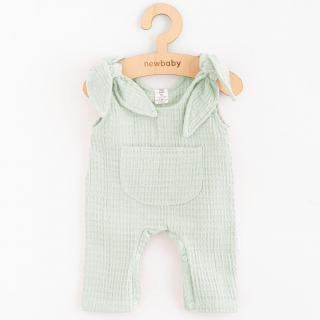 Kojenecké mušelínové lacláčky New Baby Comfort clothes šalvějová 68 (4-6m)