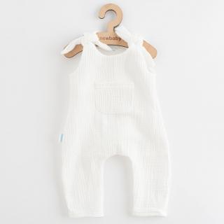 Kojenecké mušelínové lacláčky New Baby Soft dress béžová 86 (12-18m)