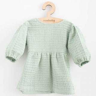 Kojenecké mušelínové šaty New Baby Comfort clothes šalvějová 68 (4-6m)