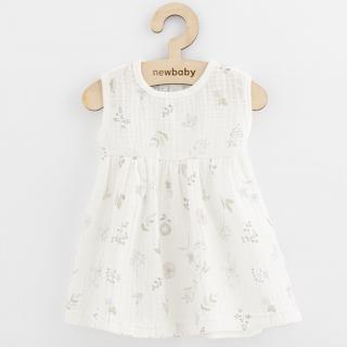 Kojenecké mušelínové šaty New Baby Zoe 80 (9-12m)