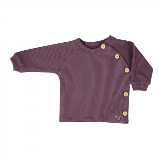 Kojenecké tričko s dlouhým rukávem Koala Pure purple 80 (9-12m)