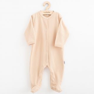 Kojenecký bavlněný overal New Baby Practical béžová 80 (9-12m)