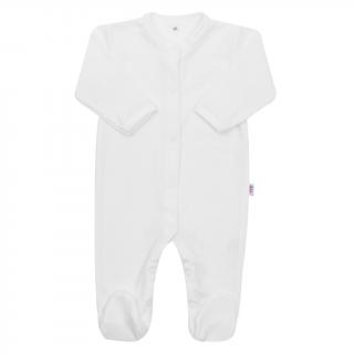 Kojenecký bavlněný overal New Baby Practical bílý kluk 68 (4-6m)