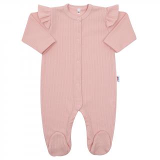 Kojenecký bavlněný overal New Baby Practical růžový holka 80 (9-12m)