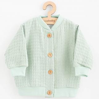 Kojenecký mušelínový kabátek New Baby Comfort clothes šalvějová 74 (6-9m)