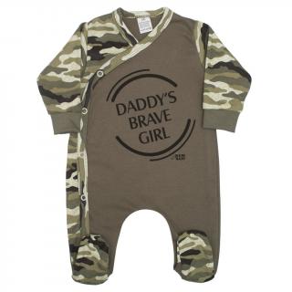 Kojenecký overal New Baby Army girl 86 (12-18m)