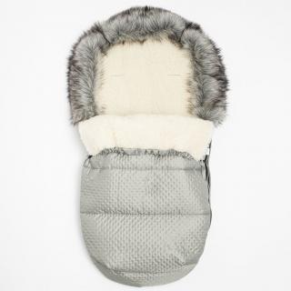 Zimní fusak New Baby Lux Wool grey