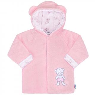 Zimní kabátek New Baby Nice Bear růžový 68 (4-6m)