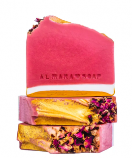 ALMARA SOAP přírodní fancy mýdlo RŮŽOVÝ GREP