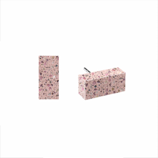 Cappali naušnice PURE - Terrazzo pink, růžové