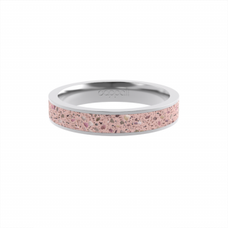 Cappali prsten LOVE - Terrazzo pink, růžový Velikost: Velikost 49