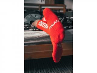 City Folklore červené ponožky SOCKS FOREVER FRACEK SQUAD Velikost: S / 35 - 38