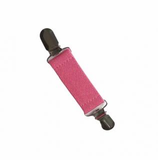 DARK elastická spona - clip na oblečení / tmavě růžová