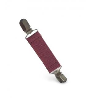 DARK elastická spona - clip na oblečení / vínová