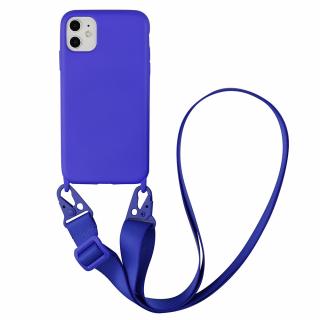 IPHONE Crossbody kryt / závěs na telefon s popruhem - inkoustová modrá Velikost: Iphone 11 PRO