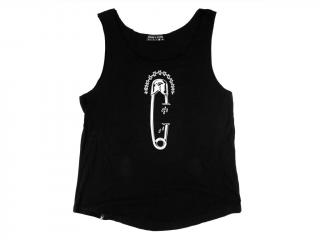 NTRXZ tílko  /  Safety Pin Tank Top - černé Velikost: XL