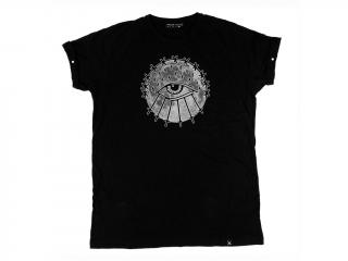 NTRXZ tričko  /  All Seeying Eye T-Shirt - černé Velikost: XL