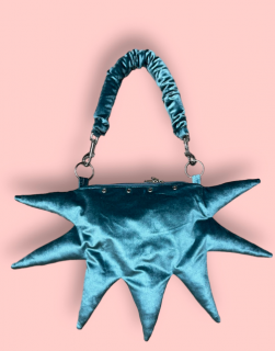 PRINCESS TIRAMISU Star bag - petrolejová