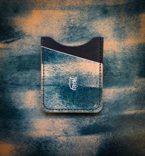 The Wolf Notti minimalistická peněženka - modrá Barva: Modrá