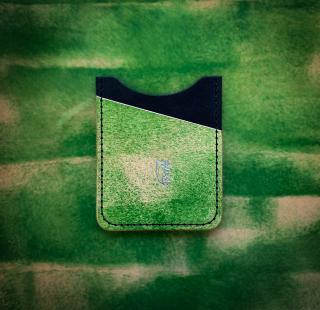 The Wolf Notti minimalistická peněženka - zelená Barva: Zelená