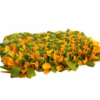 Čmuchací kobereček Zeleno-žlutý Velikost: 30x15cm