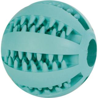 Dentální gumový míček s mátou, zelený - 7 cm
