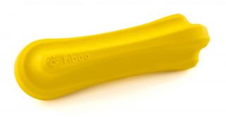 Fiboo dentální gumová kost žlutá - 12 cm
