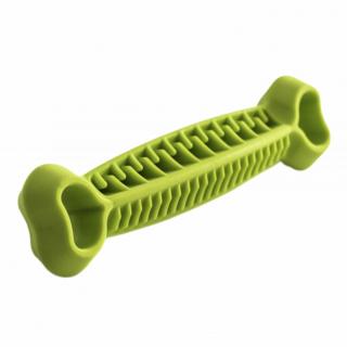 Fiboo dentální plnící gumová hračka zelená - 19 cm