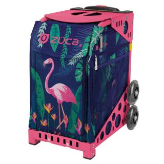 Kufr ZÜCA SPORT FLAMINGO /PINK (svítící kolečka)