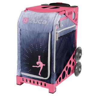 Kufr ZÜCA SPORT ICE DREAMZ LUX/PINK (svítící kolečka)