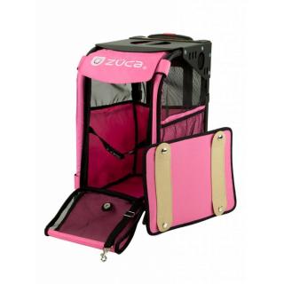 Kufr ZÜCA SPORT PET CARRIER HOT PINK/BLACK (nesvítící kolečka)