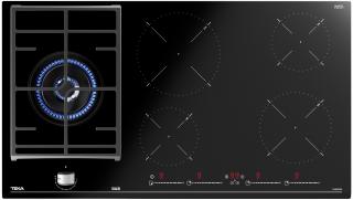 Kombinovaná plynová a indukční varná deska Teka JZC 95314 ABC BK Černá 112570202