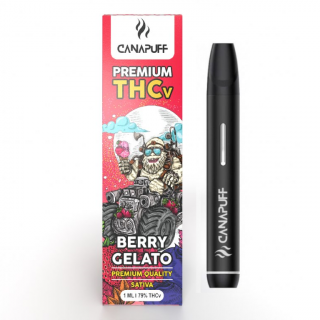 CANAPUFF THCV VAPE PEN BERRY GELATO 79% 1 ML