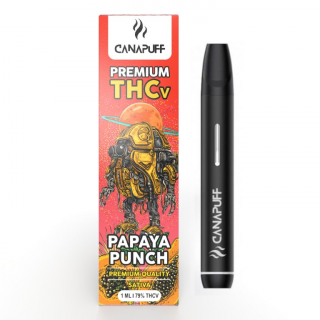 CANAPUFF THCV VAPE PEN PAPAYA PUNCH 79% 1 ML