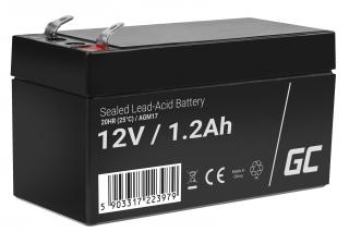 Baterie 12V AGM, kapacita: 1.2Ah, 1.3Ah Kapacita: 1.2Ah
