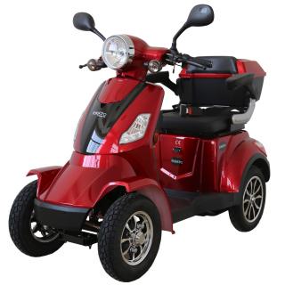 Elektrický skútr Rolektro E-Quad 25 1000 W, V3 lithiové baterie Barva: červená